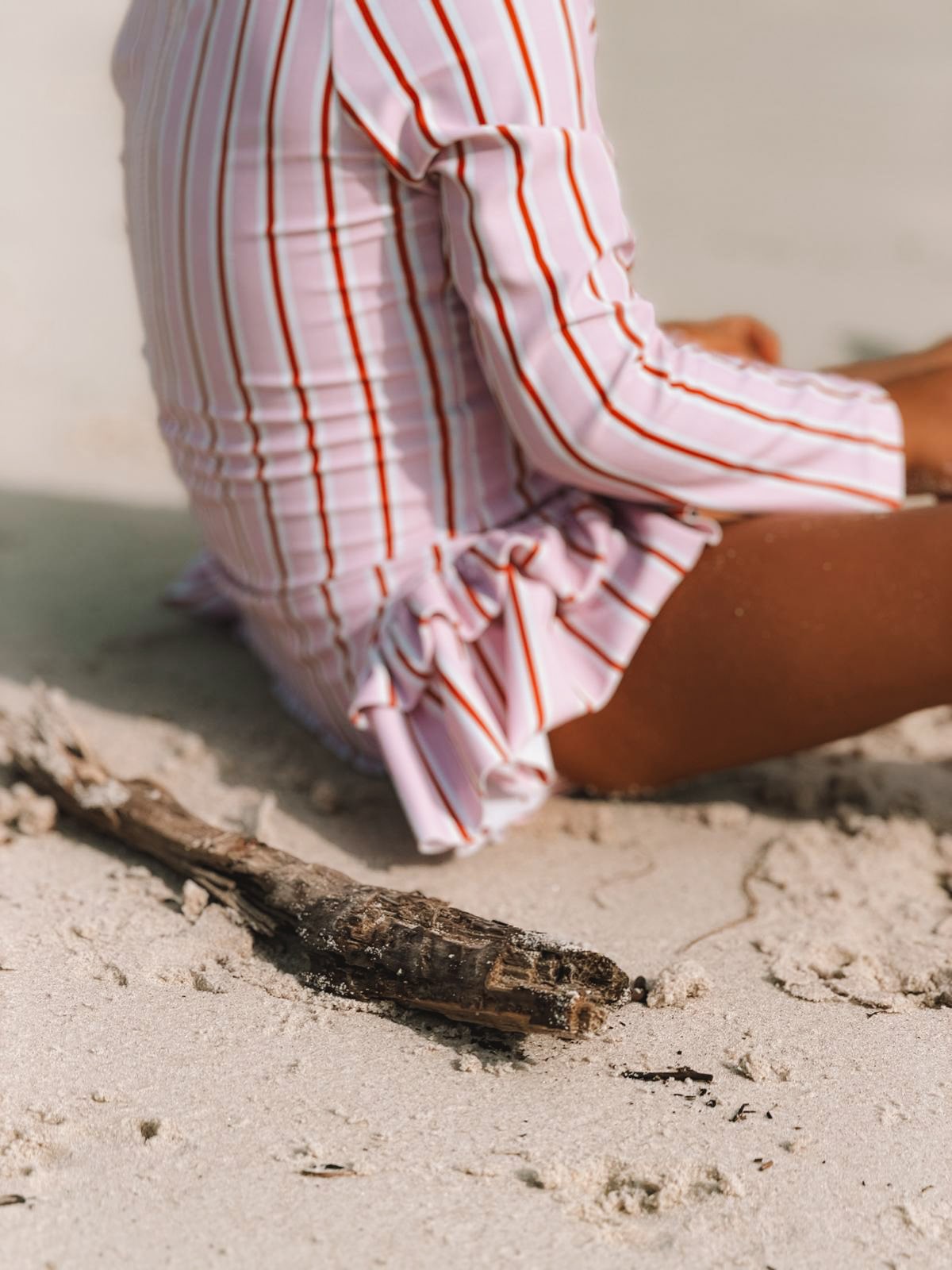 Snap Swimsuit - Candy Stripe