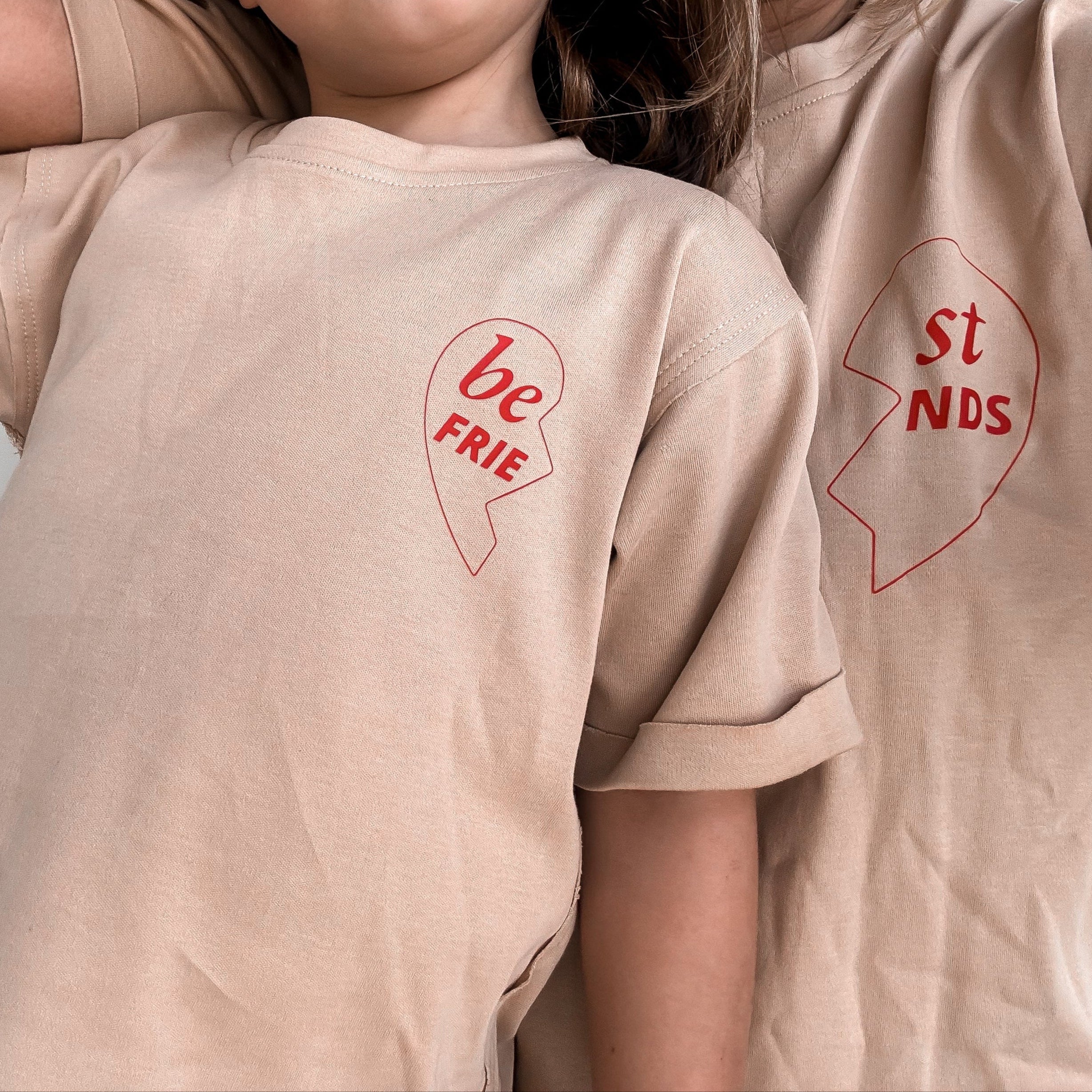 mum and daughter matching best friend t shirt