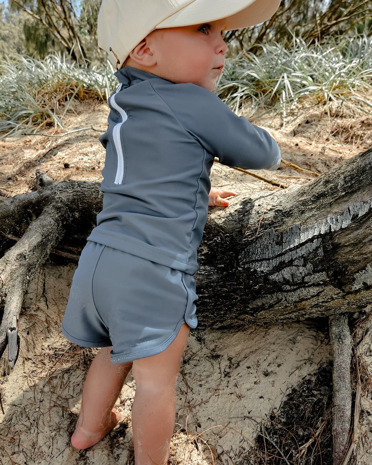 land and sea boys swim shorts