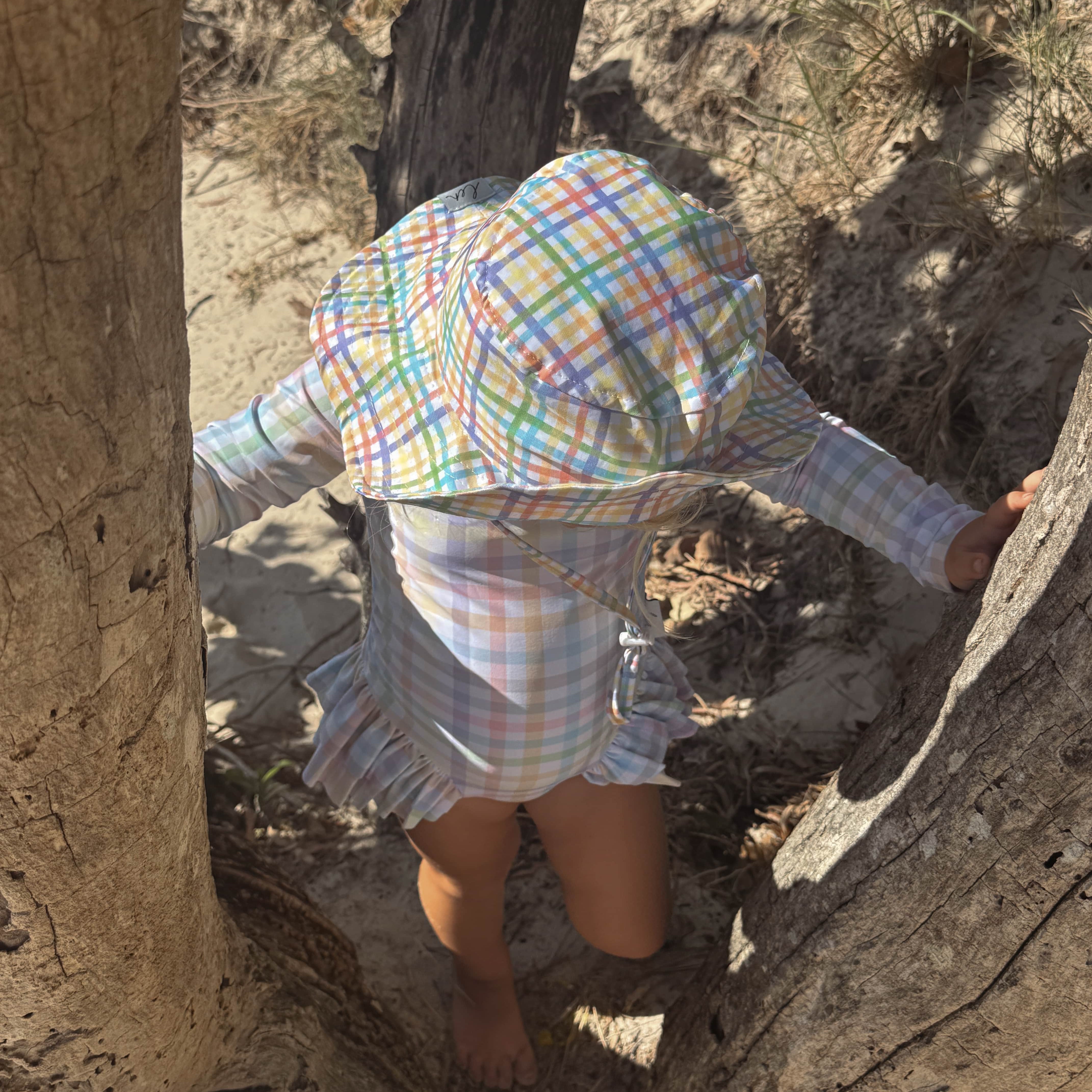 bright toddler girl swim hat