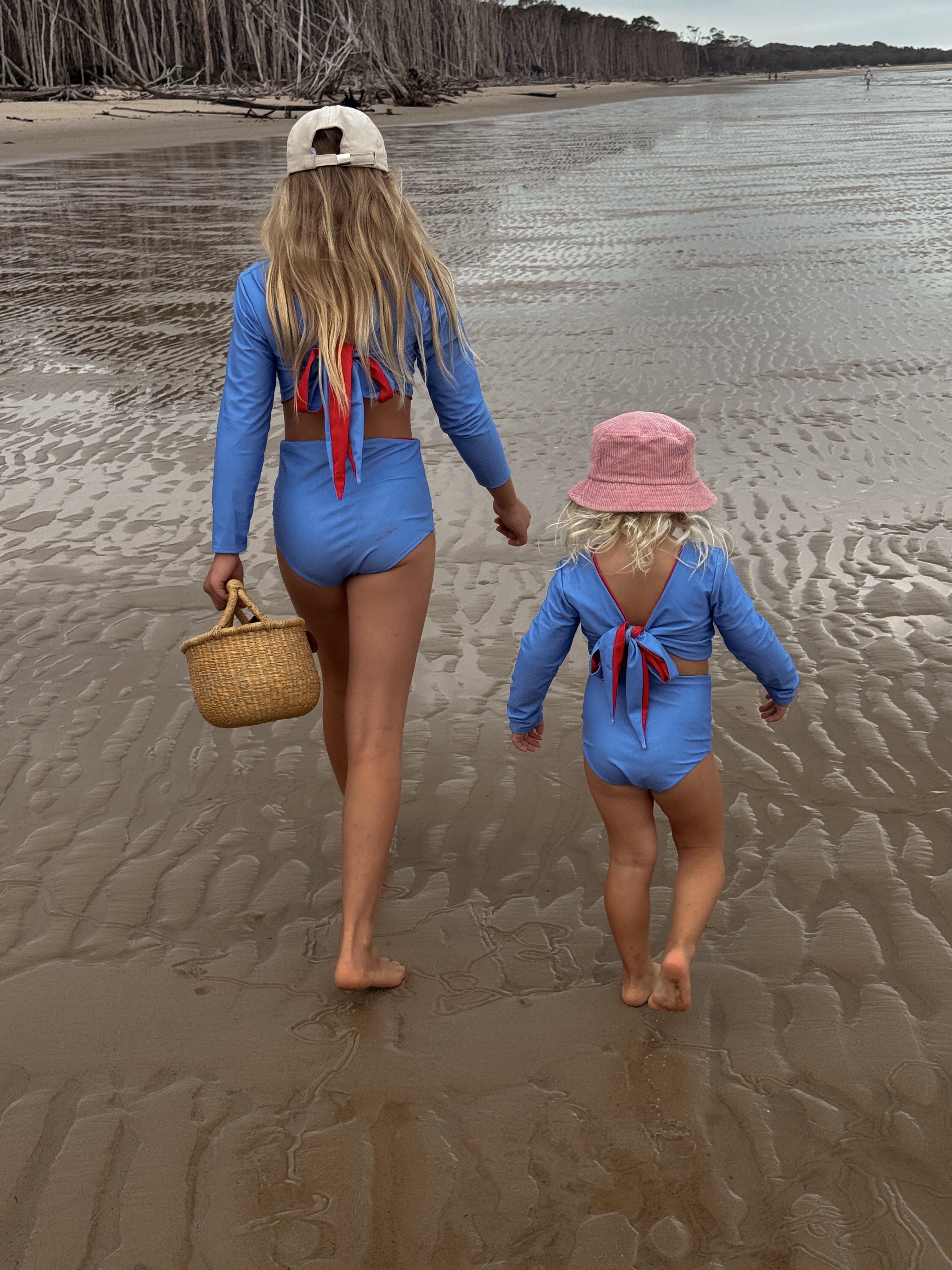 Mila Reversible 2 Piece Long Sleeve Swim Set