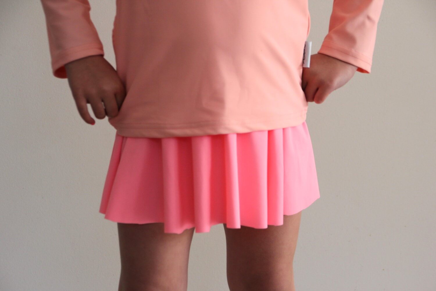 A len swim Dance rash vest for the water with mating swim dress