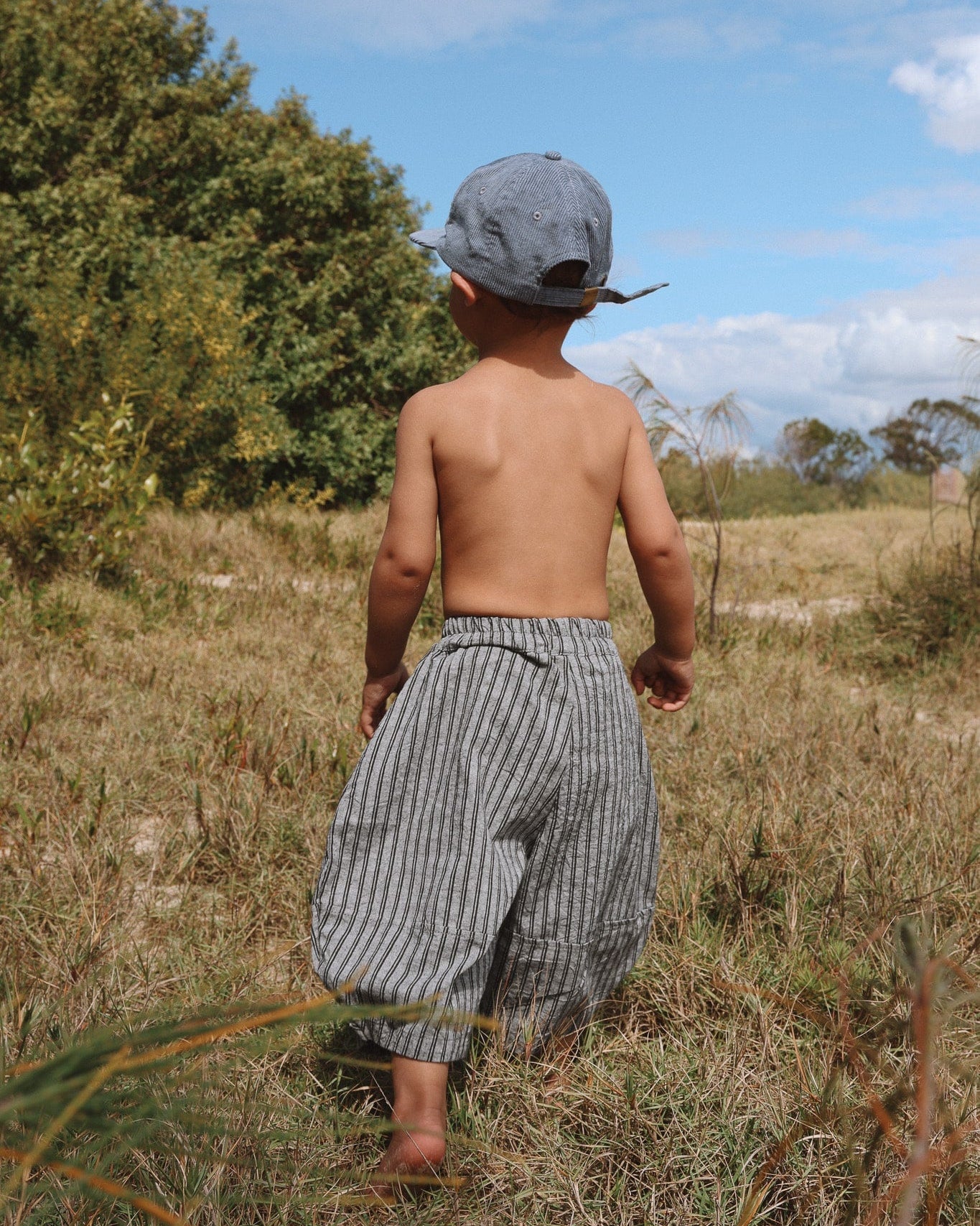 grey boys linen pant