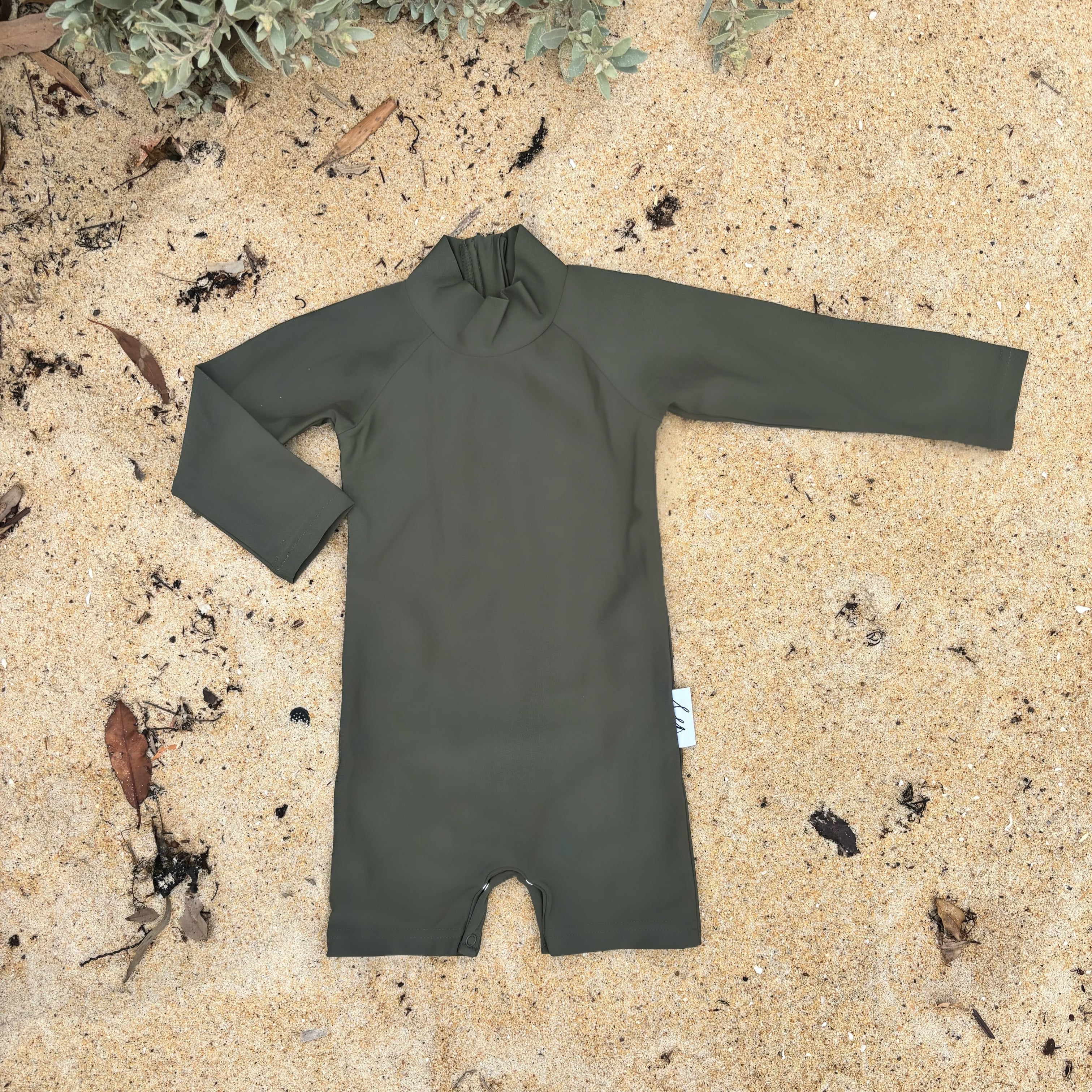 dark green rashsuit babies