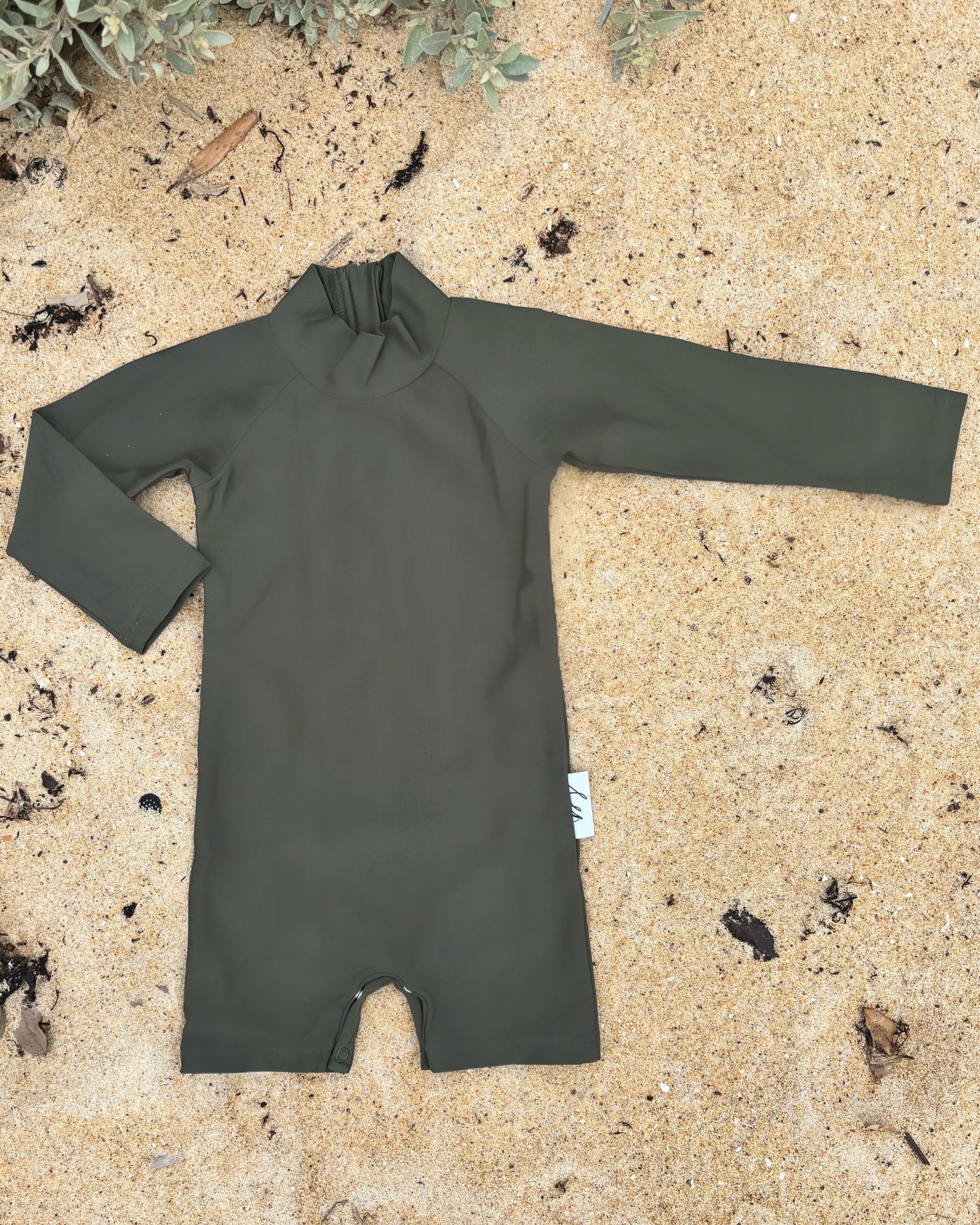 dark green rash suit infant swimwear for babies