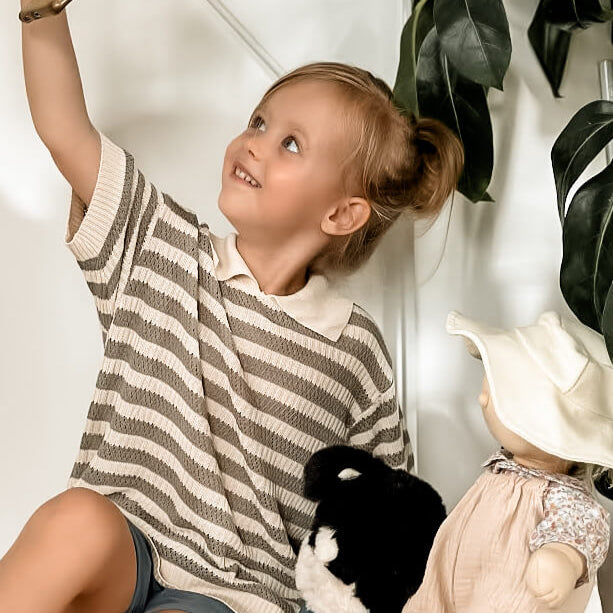 Organic cotton surf knit for baby and kids | LenSwim