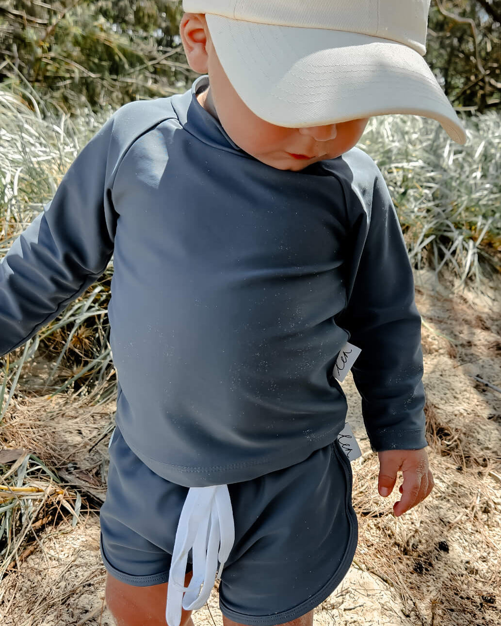 TWO PIECE BOYS SWIM RASH SET