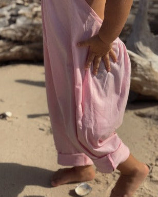 pink baby girls beach cover up halter