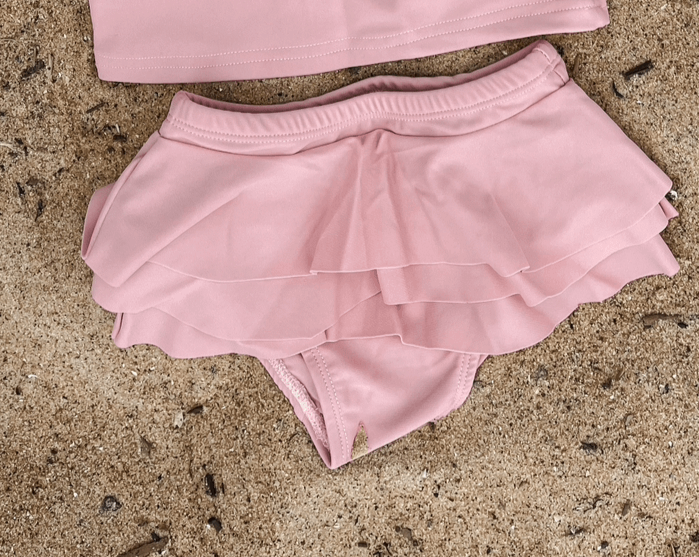 pink baby and girls swim bottom bloomer